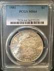 1881 Morgan Dollar PCGS MS64