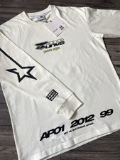 AAPE IVORY HIP HOP GRAPHIC LANGÄRMELIGES T SHIRT XL BNWT