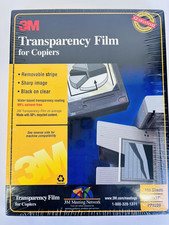 3M Transparency Film for Copiers 8.5" x 11" 100 Sheets PP2200 Sealed
