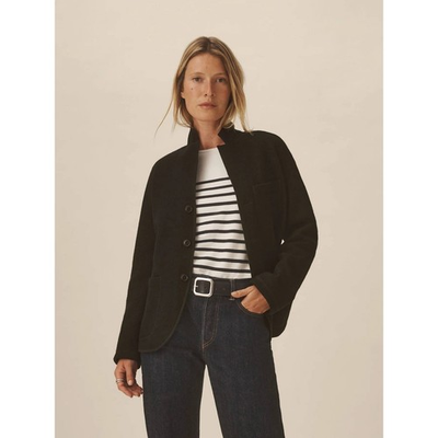 #ad #ad Buck Mason felted wool chore coat size M black workwear jacket $268 $190.00