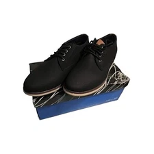 Brand New Max + Jake Kids Shoes Black Faux Leather Otto Casual Shoes Size 6M