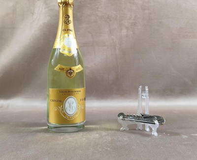 Louis Roederer Champagne Steel Bottle Opener, Corkscrew Made in France