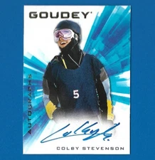 2021 Upper Deck Goodwin Champions Goudey Colby Stevenson AUTO, Free Skier #GA-CS