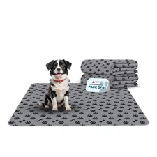Washable Pee Pads for Dogs, 2 Pack 18"x24" Super Absorbent Dog Training Pads,...