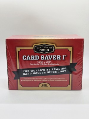 CARD SAVER 1 CS1 (CASE/200) SEMI-RIGID HOLDERS FOR GRADING SUBMISSIONS PSA BGS