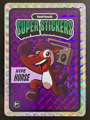 2025 VeeFriends Super Stickers Manga Series Hype Horse 2nd Sticker