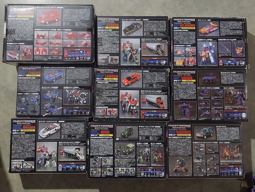 Transformers Masterpiece BOX LOT of 9 *Empty Boxes *No Figures* Ironhide Hound - Picture 2 of 2