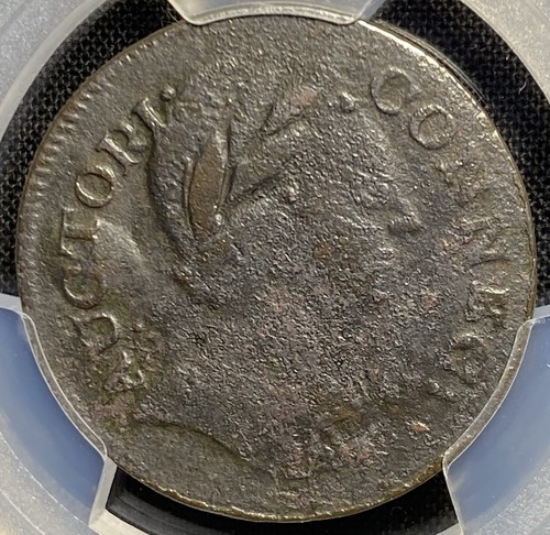 1785 United States Connecticut Colonial American Revolution Coin 1/2P, PCGS RARE