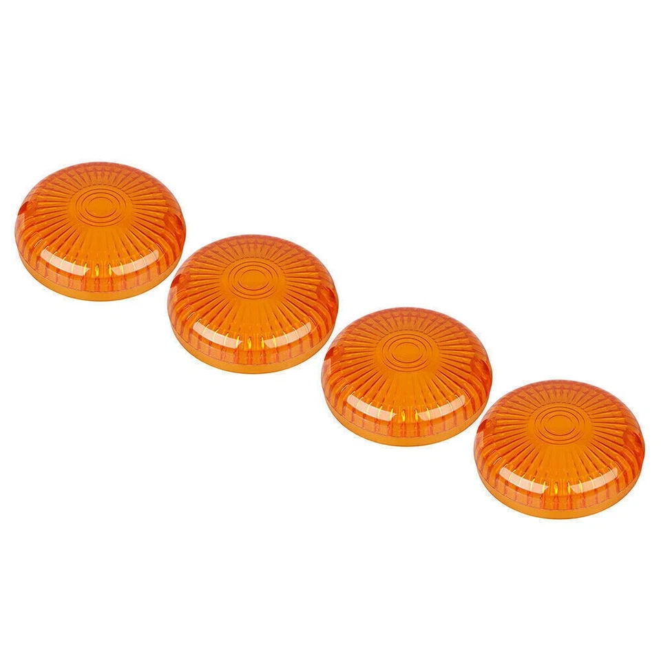 For Yamaha Road Star/V Star 1100/Vmax 1200 1700 Turn Signal Lens Amber Cover - Image 4 of 4