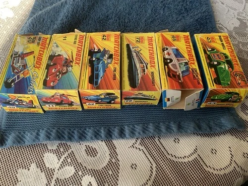 Lot Of Matchbox Superfast Boxes Only Vintage Car Collection