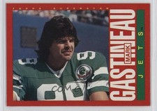 1985 Topps Wax Box Bottom Superstars Mark Gastineau #G 10fs