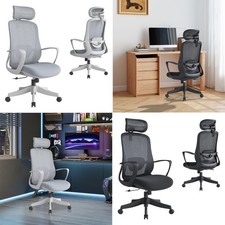 Ergonomic Office Chair, Gaming Chair with Adjustable Lumbar Headrest