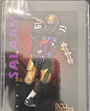 Signature Rookies 1995 Rashaan Salaam Autographed Rookie Football Card #82. rookie card picture