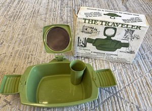 Vintage 1980's NOS "The Traveler" Portable Outdoor Washroom RV Camping Boating
