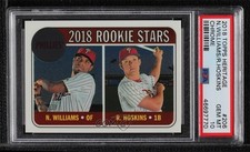 2018 Heritage Rookie Stars Chrome Nick Williams Rhys Hoskins PSA 10 GEM MT x0z