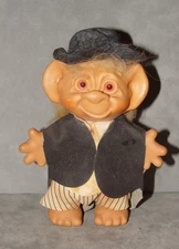 Troll Doll 6" Dam 1960's in Tuxedo All Original