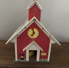 Vintage Fisher Price Little People School House With People & Accessories 1971