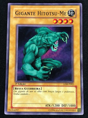 YUGIOH HITOTSU-ME GIANT LDB-P002 1ST COMMON (NM) PORTUGESE-LOB