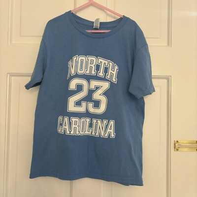 Youth Medium Light Blue North Carolina Tarheels Michael Jordan Tee