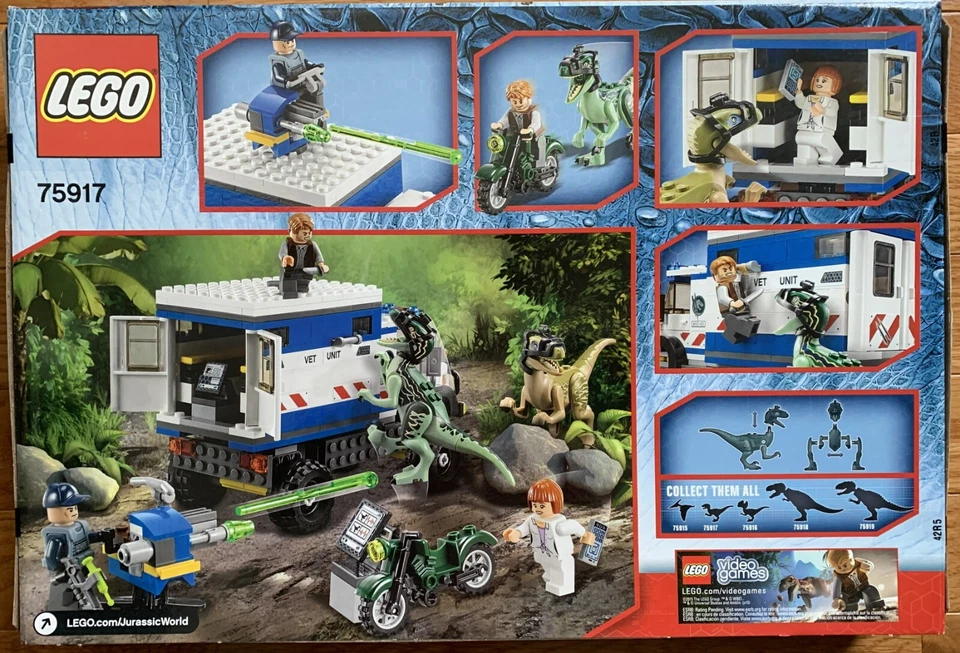 LEGO 75917 Jurassic World: Raptor Rampage Retired Hard to Find Set Brand New! - Image 2 of 4
