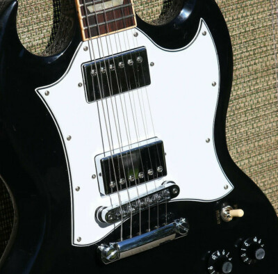3 Ply White Full Face Batwing Pickguard for 2017-Present Gibson SG Standard USA