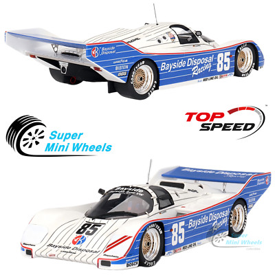 Top Speed 1:18 Porsche 962 #85 Bayside Disposal Racing 1987 IMSA