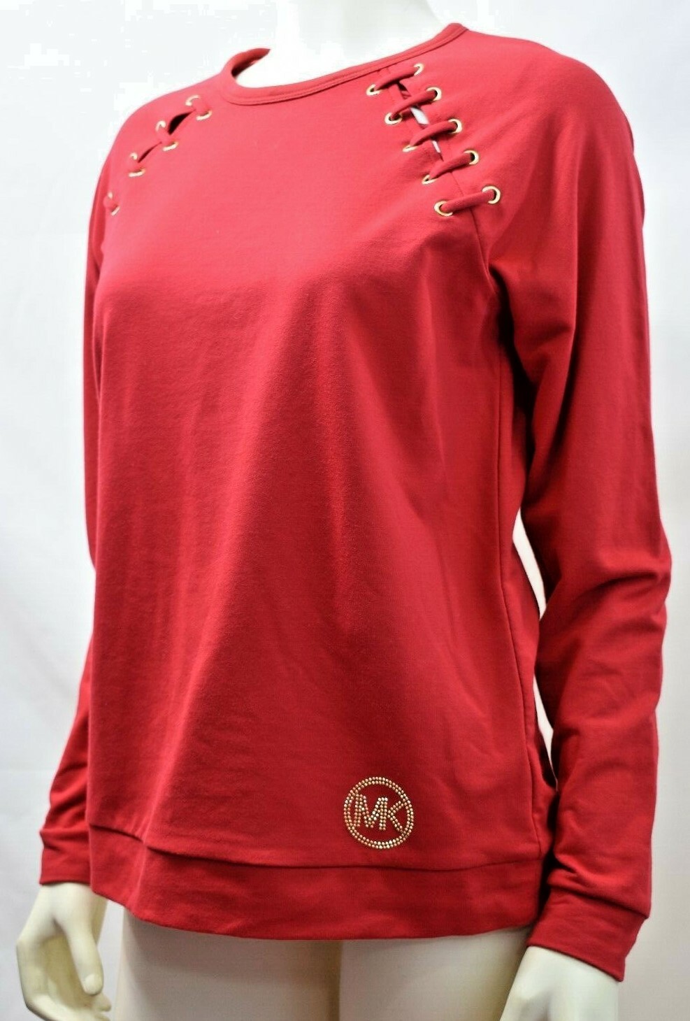 MICHAEL KORS LACE GROMMET KNIT TOP SM NEW WITH TAG thumbnail 3