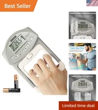 Compact Hand Grip Strength Tester - 19 Profiles, Accurate Readings Up to 198 lbs