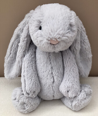 jellycat silver bunny soother