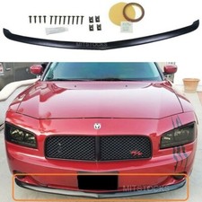 Fits 2006-2010 Dodge Charger Oe Style Add-on Front Bumper Lip Chin Pu Unpainted