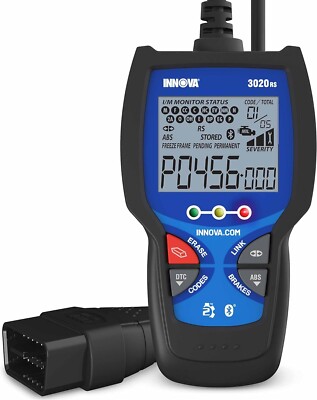 Innova 3020RS Professional Compression OBD2 Vehicle Code Reader Scan Tool, w/ABS