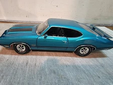 ACME: 1:18 1970 OLDSMOBILE 442 W-30 AEGEAN AQUA METALLIC - A1805627 - FREE SHIP!