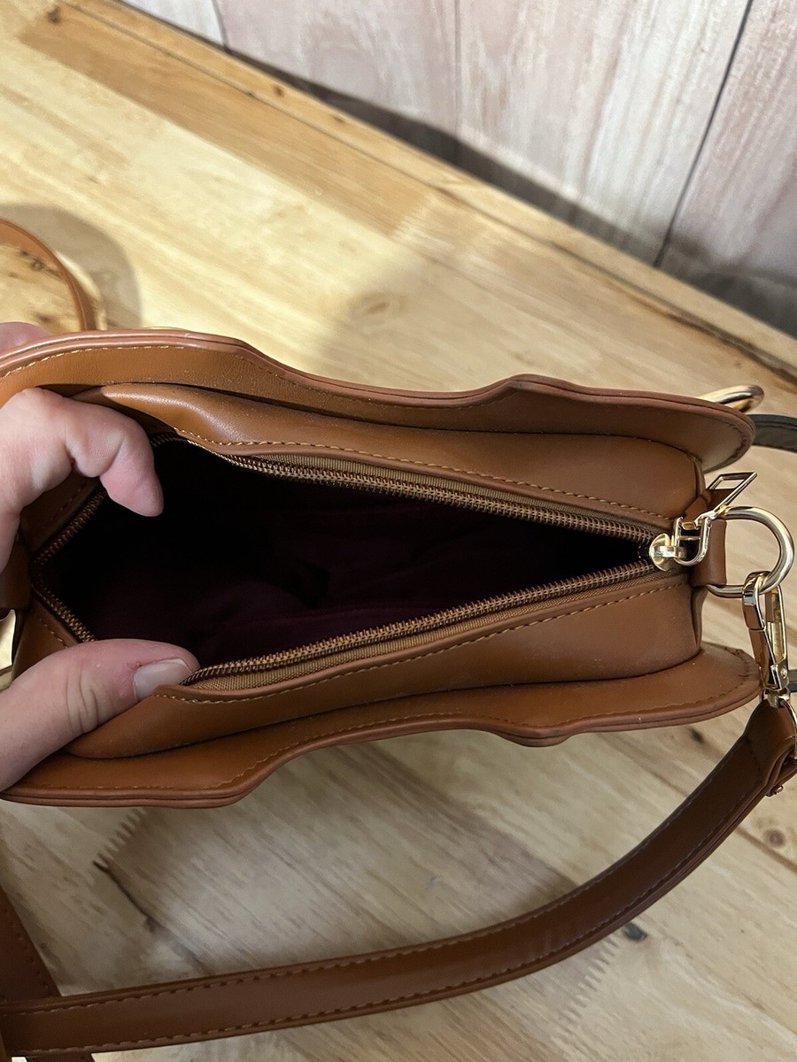 Violin Shape Synthetic Leather Small Backpack Crossbody Shoulder Bag Violin Shape Synthetic Leather Small Backpack Crossbody  main image 2