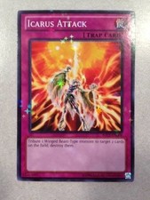 YuGiOh Icarus Attack BATT-EN004 Starfoil Battle Pack Tournament Prize Card New