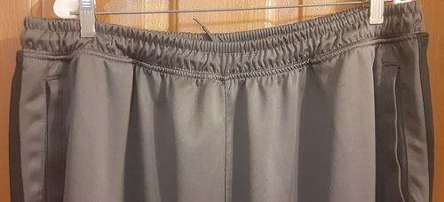 Solaris Gray Sweatpants Joggers Drawstring Zippered Legs Big and Tall Size 3XB - Picture 2 of 4