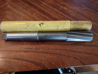 NEW IN BOX MORSE 1-3/8'' Inch CHUCKING REAMER HSS 1654 / 21881