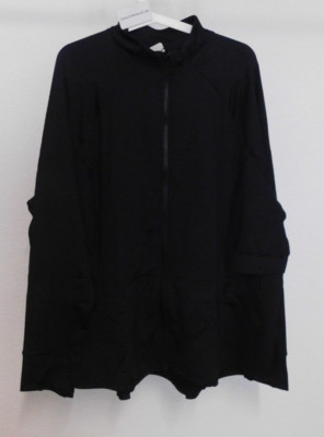 Fabletics Performance Damen Jacke Schwarz 4X