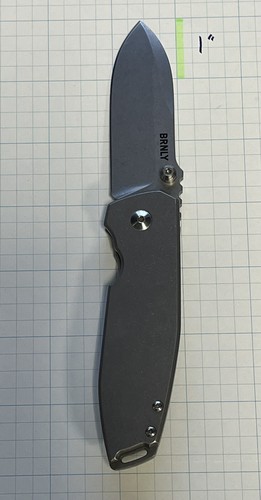 Burnley BRNLY Knives SQD-2 Titanium KNIFE Burnley M390 Squid 2