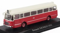 Statisches Modell Epoche Atlas Renault S45 R4210 Bus 1953 Rot Massstab 1/72
