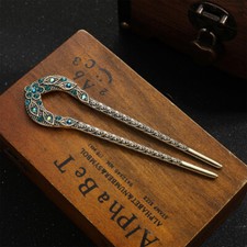 Women Vintage Hair Chopsticks U-shaped Hairpin Hair Clip Hair Stick Hairstyle