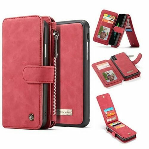 Étui Flip Folio Cuir PU Pour RedMagic 10 Air - Portefeuille 3 Cartes Avec Fermeture Magnétique - Rouge