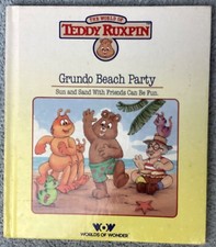 Grundo Beach Party - story book for Teddy Ruxpin amitronics bear