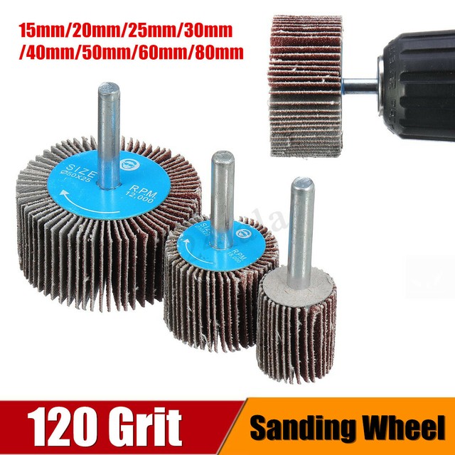 Wolfcraft 2037000 20 x 20mm Rotary Flap Wheel Sander 120-Grit