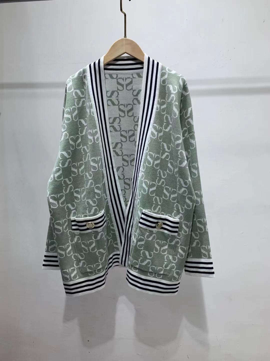 Sandro Reversible Oversized Cardigan 