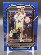 Crystal Dangerfield - 2023 Prizm WNBA - Blue Wave #29 - Dallas Wings