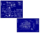 WW2 SPITFIRE FIGHTER PLANE BLUEPRINT PLANS RARE DRAWINGS period archive 1940s