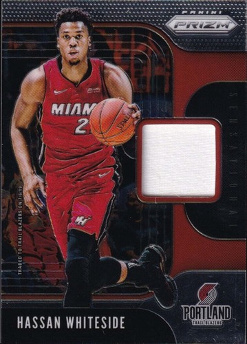 2019-20 Panini Prizm Sensational Swatches #SS-HWS - Hassan Whiteside Jersey - Picture 2 of 4