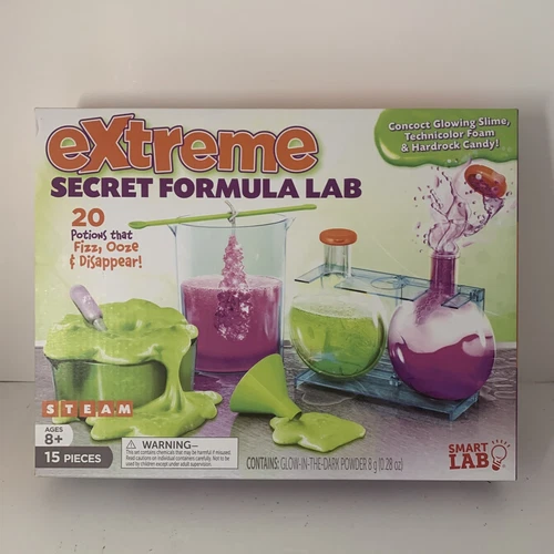 New - SmartLab Toys Extreme Secret Formula Lab - Ages 8+ | 1 player