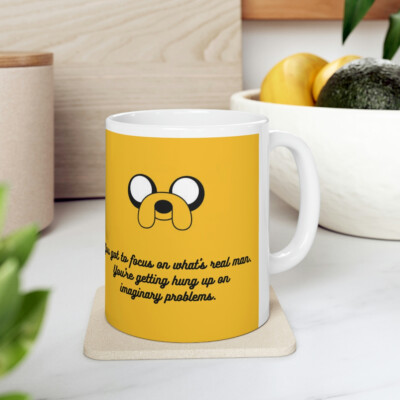 MUG ADVENTURE TIME FINN AND JAKE QUOTES 11oz | eBay