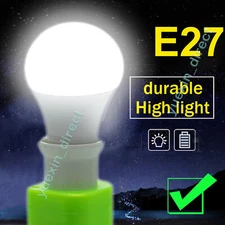 Outdoor Camping LED Work Light E27 Bulbs For Ryobi 18V Lithium-ion Battery